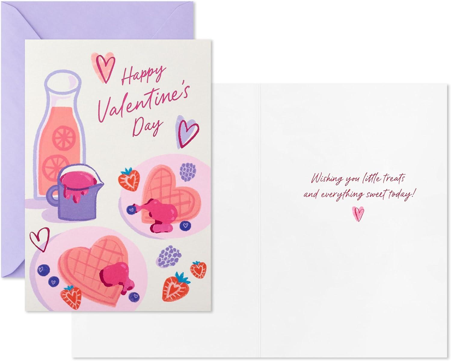 image:imageHallmark Valentines Day Cards Brunch Waffles 16 Cards with Envelopes for Friends Coworkers Galentines DayBrunch Valentines Day