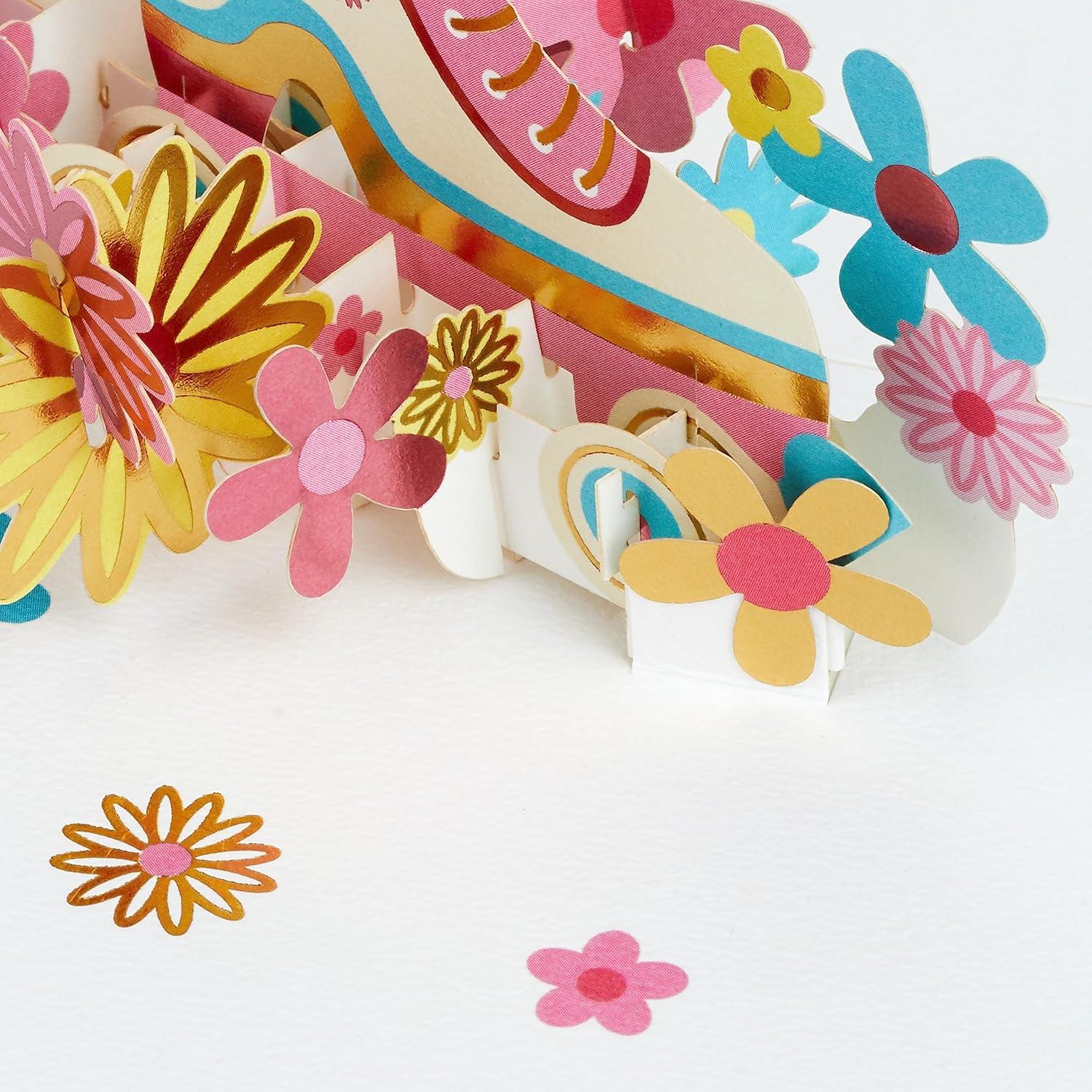 image:imageHallmark Valentines Day Pop Up Card HeartFilled Envelope From My Heart to Yours Paper Wonder 3D Card for Parents Grandparents SiblingsRoller Skates