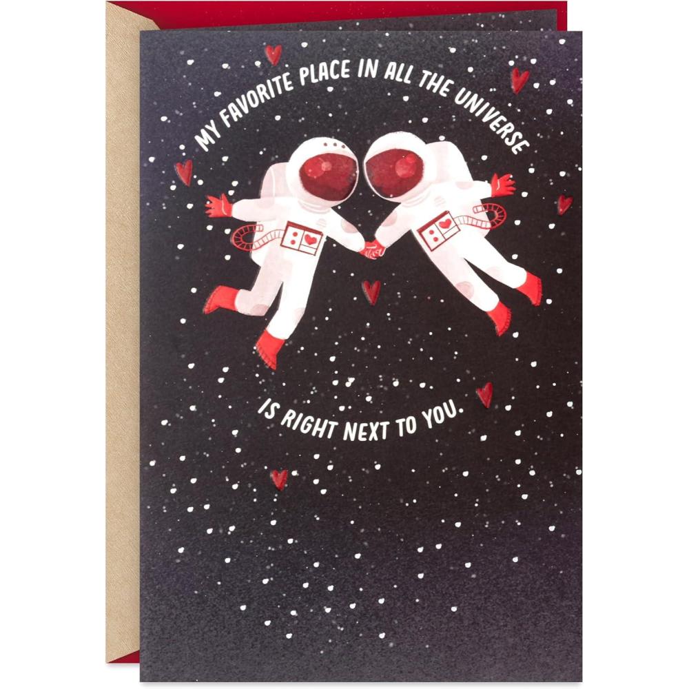 image:imageHallmark Valentines Day Card for Significant Other Favorite Place in the Universe AstronautsAstronauts