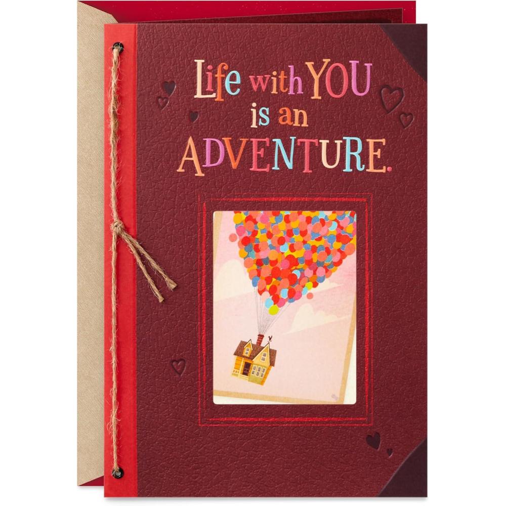image:imageHallmark Valentines Day Card or Anniversary Card for Husband Wife Boyfriend Girlfriend Pixar Up Life with You Is An AdventurePixar Up Life with You Is An Adventure
