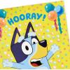 Hallmark Bluey Valentines Day Cards for Kids with Pop Up Mailbox for Classroom Exchange (1 Box, 32 Cards, 35 Stickers, 1 Teacher Card)(Bluey Birthday)