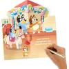 Hallmark Bluey Valentines Day Cards for Kids with Pop Up Mailbox for Classroom Exchange (1 Box, 32 Cards, 35 Stickers, 1 Teacher Card)(Bluey Birthday)