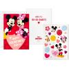 Hallmark Disney Mickey Mouse Valentines Day Sticker Card Assortment for Kids (24 Note Cards, Sticker Sheets and Envelopes)(Mickey Mouse Valentine’s Day)