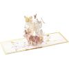 Hallmark Spinning Valentines Day Pop Up Card with Music (Hearts and Arrows) Paper Wonder 3D Card for Husband, Wife, Boyfriend, Girlfriend, Teens(Butterfly Any Occasion)