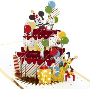 Hallmark Disney Mickey Mouse Valentines Day Sticker Card Assortment for Kids (24 Note Cards, Sticker Sheets and Envelopes)(Mickey Mouse Birthday)