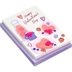 Hallmark Valentine’s Day Cards, Brunch Waffles (16 Cards with Envelopes) for Friends, Coworkers, Galentine’s Day(Brunch Valentine’s Day)