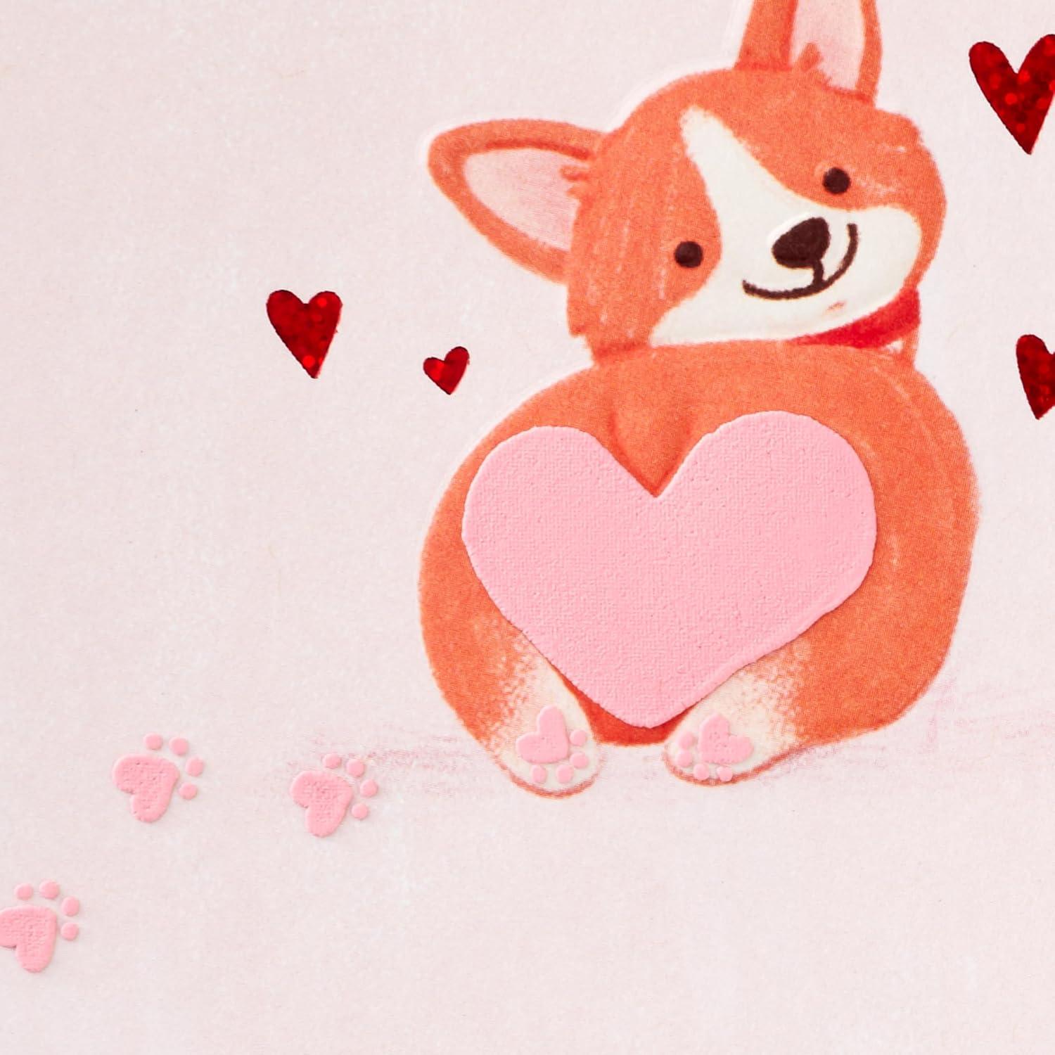 image:imageHallmark Corgi Dog Valentines Day Card Love You from the Bottom of My Heart for Kids Teens Spouse Family MemberCorgi Valentines Day