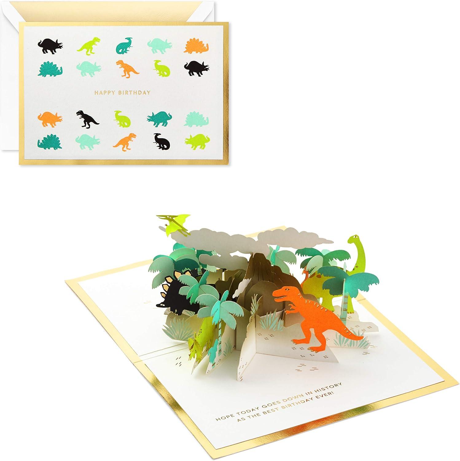 image:imageHallmark Dinosaur Valentines Day Cards for Kids with Pop Up Mailbox for Classroom Exchange 1 Box 32 Cards 1 Teacher Card 33 EnvelopesDinosaur Birthday