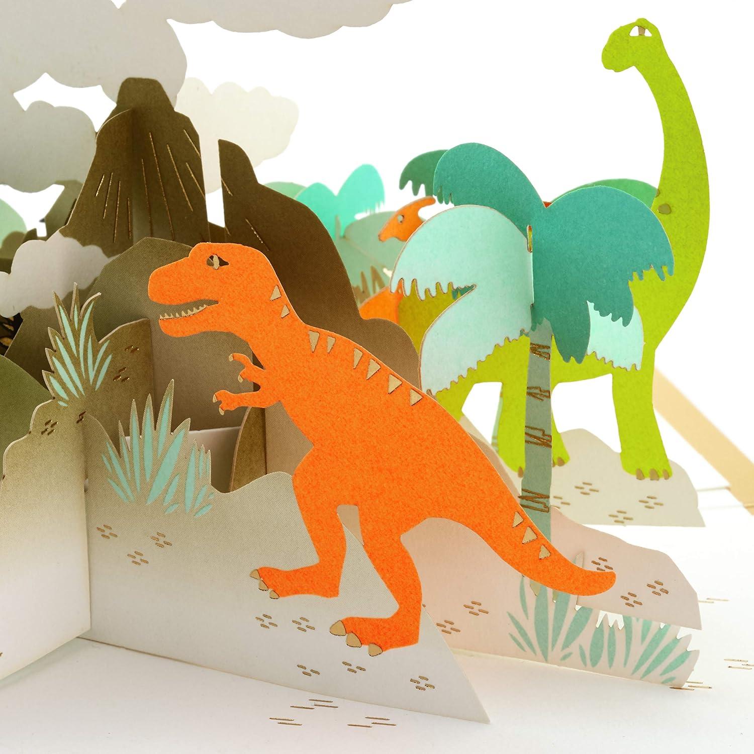 image:imageHallmark Dinosaur Valentines Day Cards for Kids with Pop Up Mailbox for Classroom Exchange 1 Box 32 Cards 1 Teacher Card 33 EnvelopesDinosaur Birthday