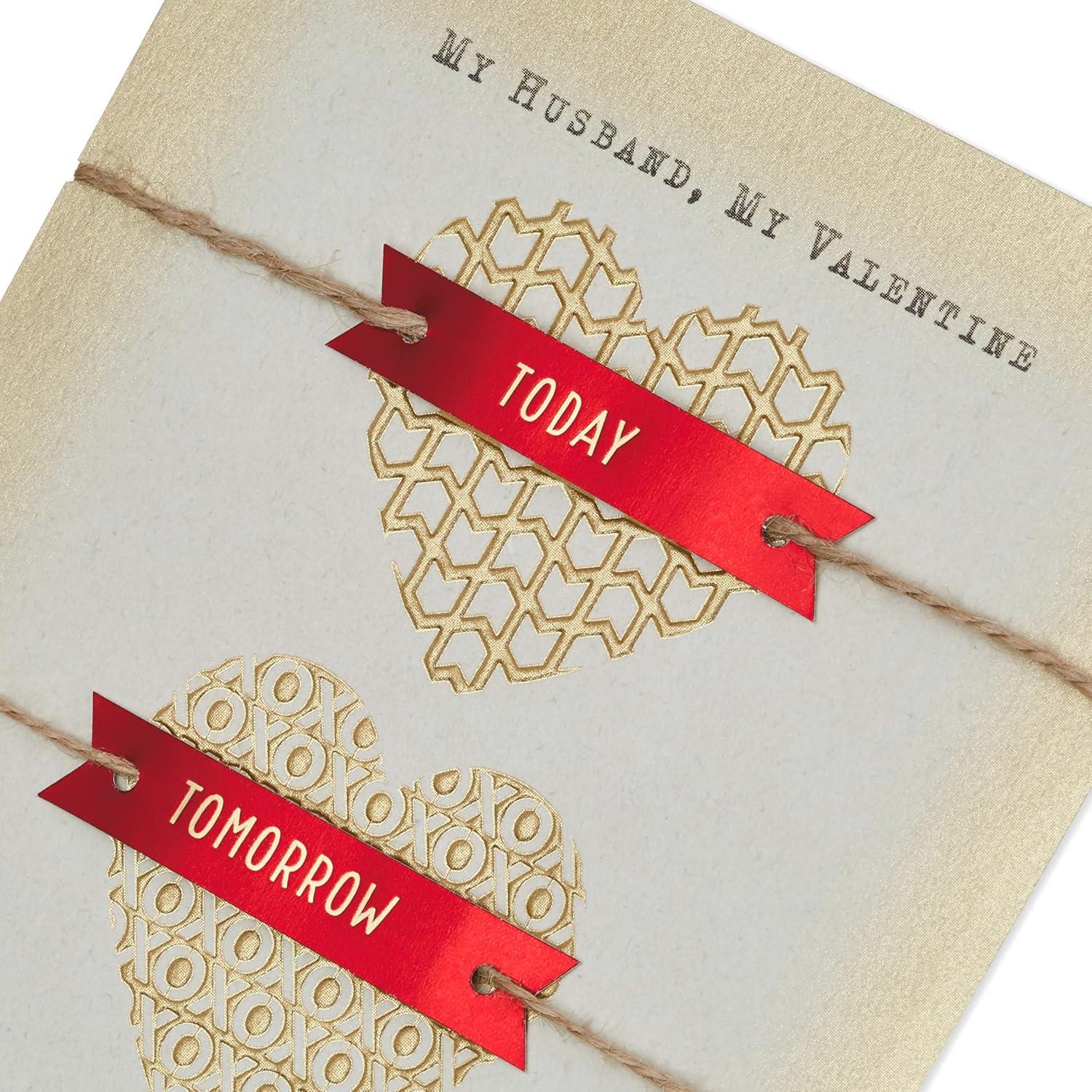 image:imageHallmark Valentines Day Card for Husband Three Gold Hearts 0699VFE7622Husband Three Gold Hearts