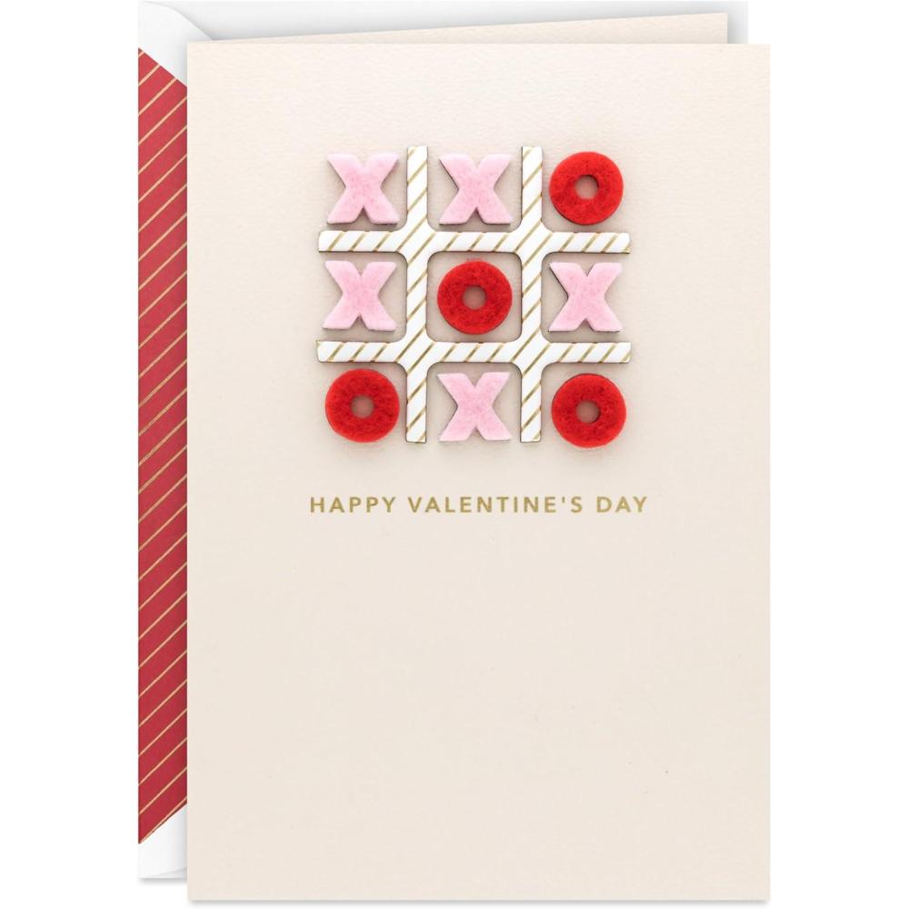 image:imageHallmark Signature Valentines Day Card Tic Tac Toe for Spouse Sibling Best FriendTic Tac Toe Valentines Day