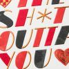 Hallmark Inappropriate Valentine’s Day Card for Adult (Love the Bleep Outta You) for Friend, Boyfriend, Girlfriend, Spouse(Valentine’s Day)