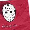 Hallmark Shoebox Friday the 13th Horror Valentine’s Day Card (Nothing Will Save You, Jason Mask) Funny Card for Boyfriend, Girlfriend, Husband, Wife(Friday the 13th)