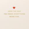 Hallmark Signature Valentines Day Card (Tic Tac Toe) for Spouse, Sibling, Best Friend(Tic Tac Toe Valentine’s Day)