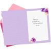 Hallmark Valentines Day Birthday Card (Twice the Love, Heart Cake) for Friends, Family, February 14th(Purple Flowers Birthday)