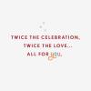 Hallmark Valentines Day Birthday Card (Twice the Love, Heart Cake) for Friends, Family, February 14th(Valentine’s Day Birthday)