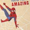 Hallmark Valentine’s Day Card for Husband (Three Gold Hearts) (0699VFE7622)(Spider-Man  Sticking With Me)