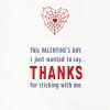 Hallmark Valentine’s Day Card for Husband (Three Gold Hearts) (0699VFE7622)(Spider-Man  Sticking With Me)