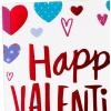 Hallmark Valentines Day Cards, Happy Heart Day (Pack of 6 Cards with Envelopes)(Patterned Hearts)