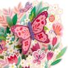 Hallmark Valentine’s Day Pop Up Card (Happy Heart Day) Signature Paper Wonder 3D Card for Friend, Spouse, Sibling(Butterflies & Flowers Birthday)