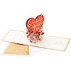 Hallmark Valentine’s Day Pop Up Card (Happy Heart Day) Signature Paper Wonder 3D Card for Friend, Spouse, Sibling(Happy Heart Day)