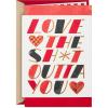 Hallmark Inappropriate Valentine’s Day Card for Adult (Love the Bleep Outta You) for Friend, Boyfriend, Girlfriend, Spouse(Valentine’s Day)