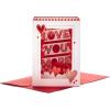 Hallmark Snoopy Valentines Day Pop Up Card with Music (Plays Linus and Lucy) Peanuts Paper Wonder 3D Card(Pop Up  Love You More)