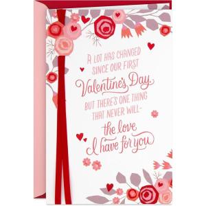 Hallmark 729VFE1191 Valentines Day Card for Wife or Girlfriend (Beautiful You)(A Lot Has Changed)