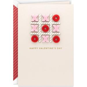 Hallmark Signature Valentines Day Card (Tic Tac Toe) for Spouse, Sibling, Best Friend(Tic Tac Toe Valentine’s Day)