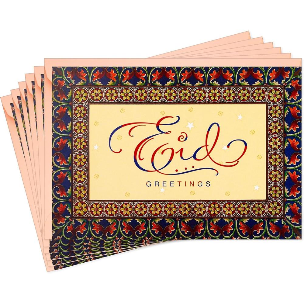 image:imageHallmark Pack of Eid alFitr or Eid AlAdha Cards Best Wishes 6 Cards with Envelopes