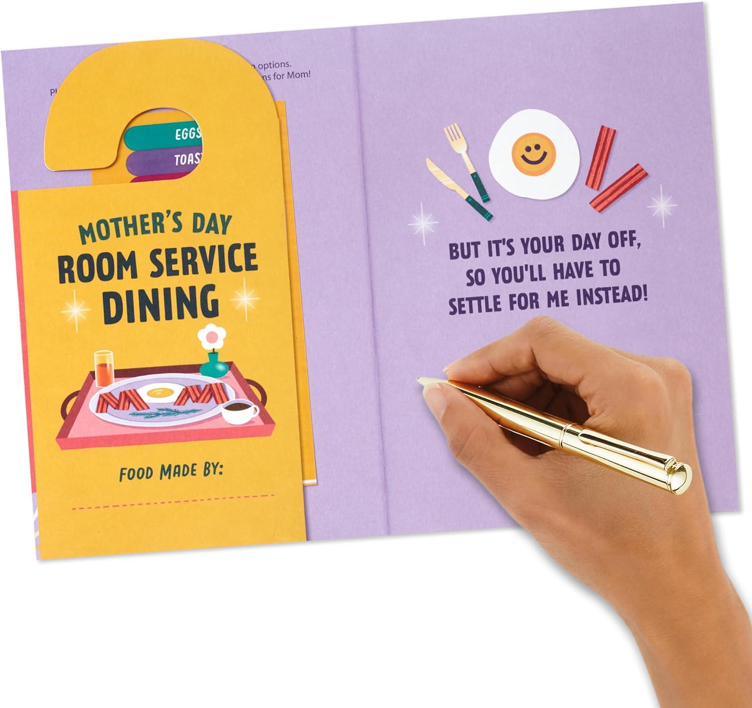 image:imageHallmark Mothers Day Card from Kids Breakfast Menu Door Hanger
