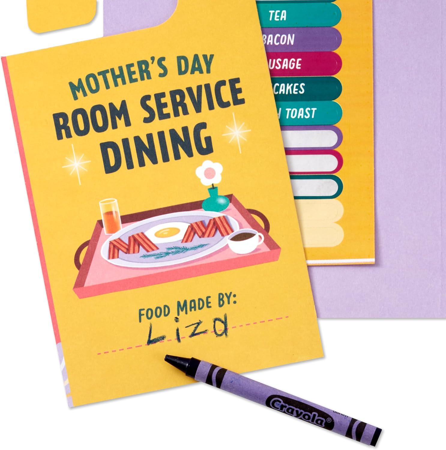 image:imageHallmark Mothers Day Card from Kids Breakfast Menu Door Hanger