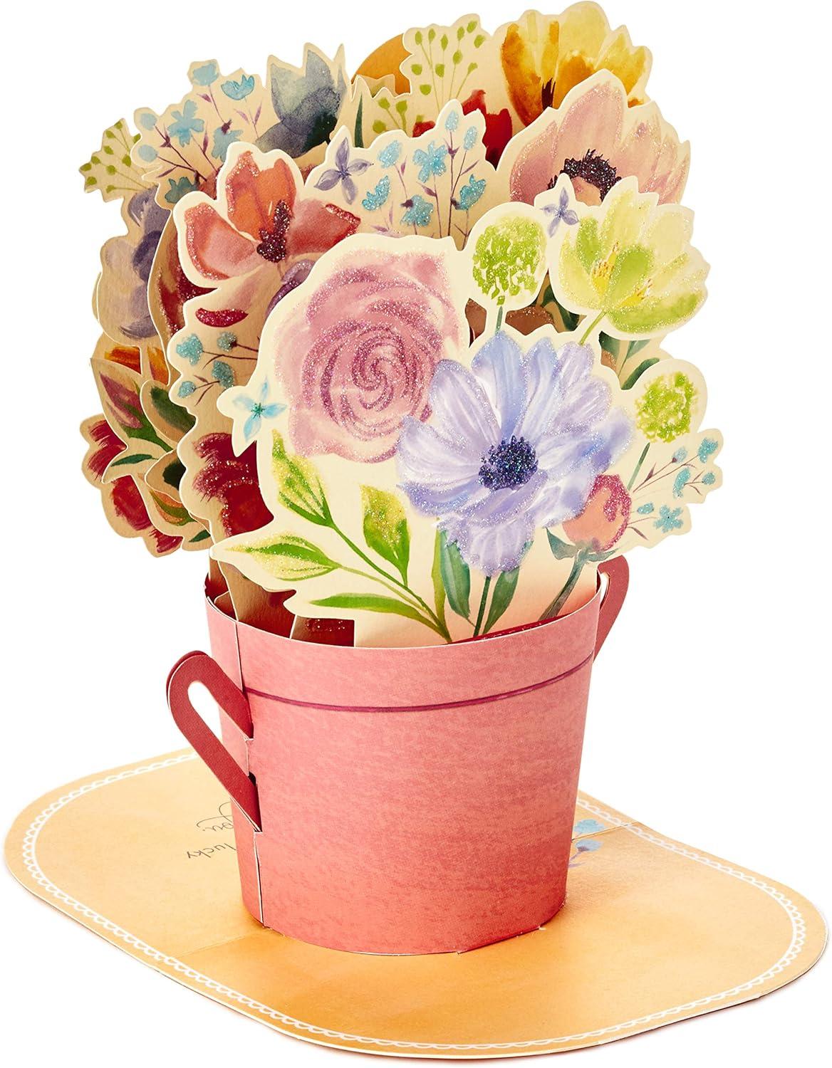 image:imageHallmark Paper Wonder Mothers Day Pop Up Card for Mom Pink Flower Bouquet Youre the Best 699MBC1127