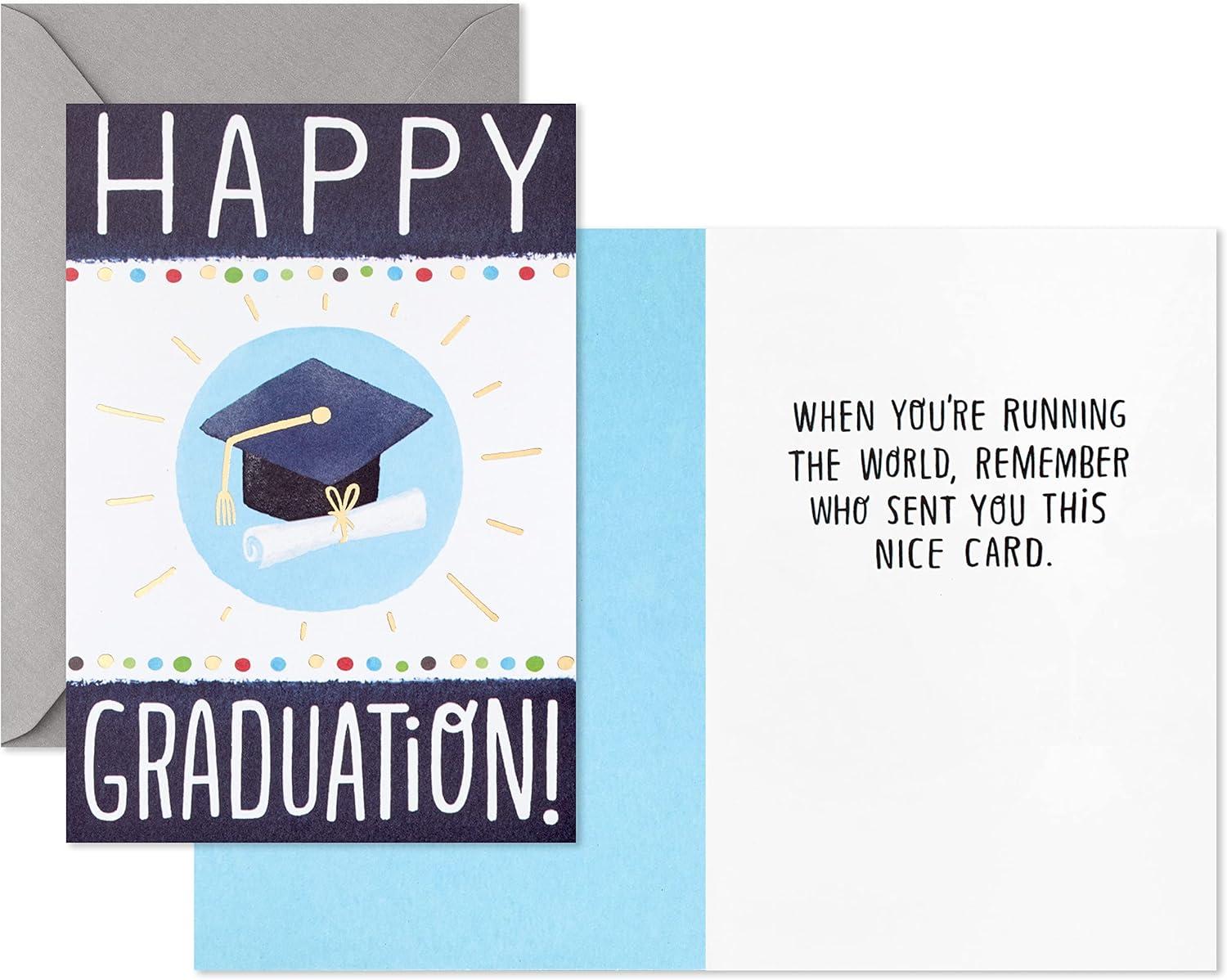 image:imageHallmark Shoebox Funny Graduation Cards Smartest People I Know Run the World 2 Cards with EnvelopesGraduation Smart and Funny