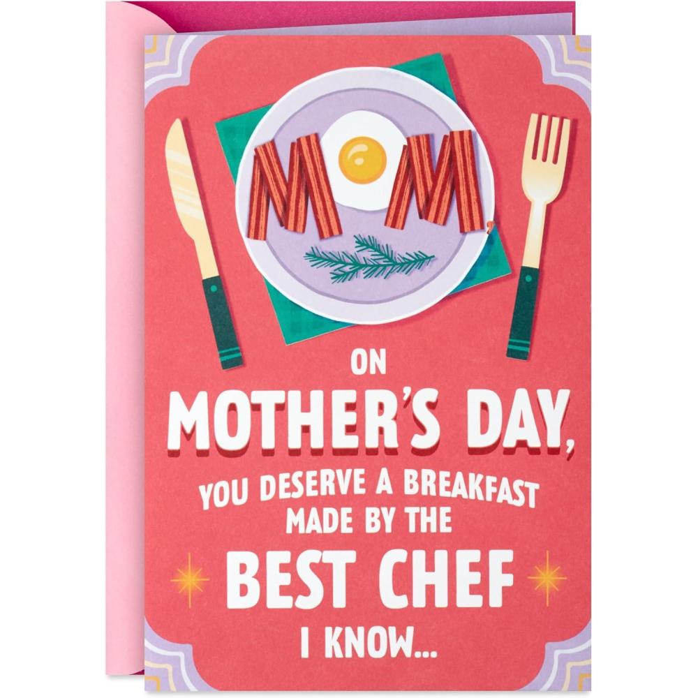 image:imageHallmark Mothers Day Card from Kids Breakfast Menu Door Hanger