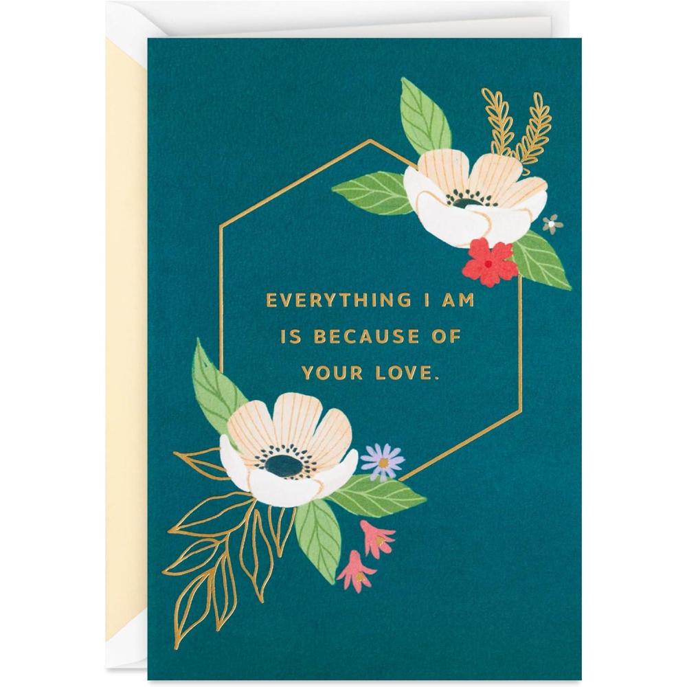 image:imageHallmark Signature Mothers Day Card Anniversary Card Birthday Card Because of Your LoveBecause of Your Love