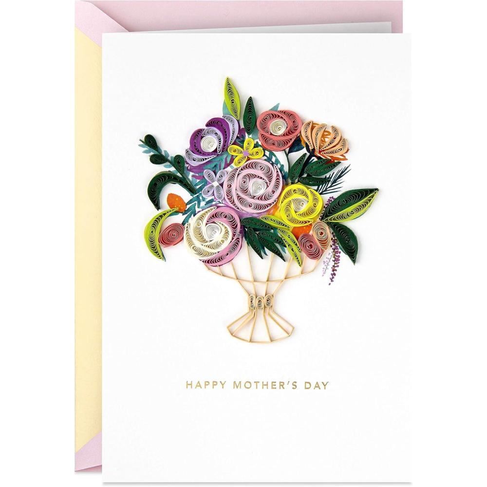 image:imageHallmark Signature Mothers Day Card Quilled Flowers How Much You MeanQuilled Flowers How Much You Mean