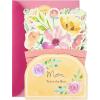 Hallmark Paper Wonder Mothers Day Pop Up Card for Mom (Pink Flower Bouquet, You’re the Best) (699MBC1127)