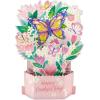 Hallmark Paper Wonder Mothers Day Pop Up Card with Sound and Motion (Butterfly Garden)(Pop Up Butterfly Garden  Plays Music and Flutters)