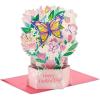 Hallmark Paper Wonder Mothers Day Pop Up Card with Sound and Motion (Butterfly Garden)(Pop Up Butterfly Garden  Plays Music and Flutters)