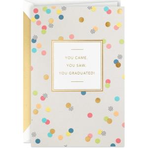 Hallmark Signature Graduation Card (Came, Saw, Graduated)(Came  Saw  Graduated)