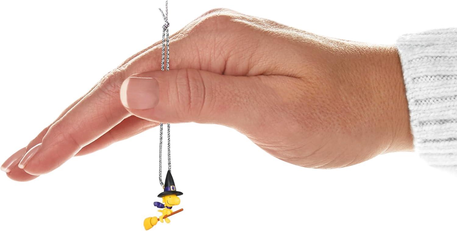image:imageHallmark Keepsake 097 Mini Halloween Ornament 2024 The Peanuts Gang Witchy Woodstock Gifts for Peanuts FansMini Witchy Woodstock