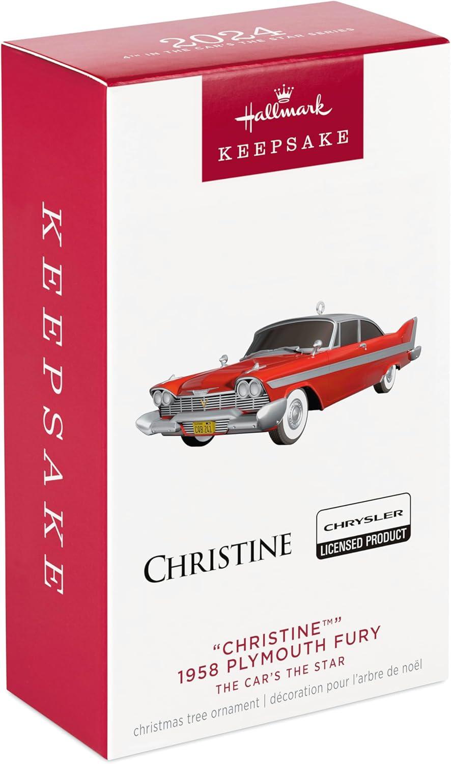 image:imageHallmark Keepsake Christmas Ornament 2025 Classic American Cars 1969 Dodge Super Bee Six Pack 2025 Metal Gifts for Car CollectorsChristine 1958 Plymouth Fury