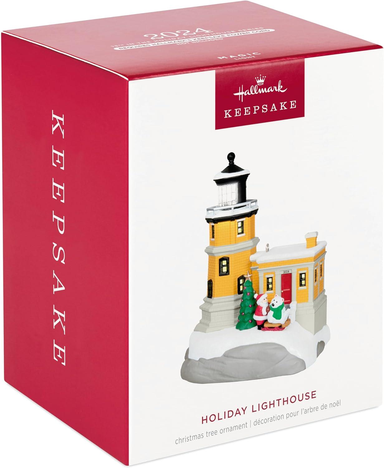 image:imageHallmark Keepsake Christmas Ornament 2025 Holiday Lighthouse 2025 with Light Gifts for Christmas Lovers2024 Holiday Lighthouse