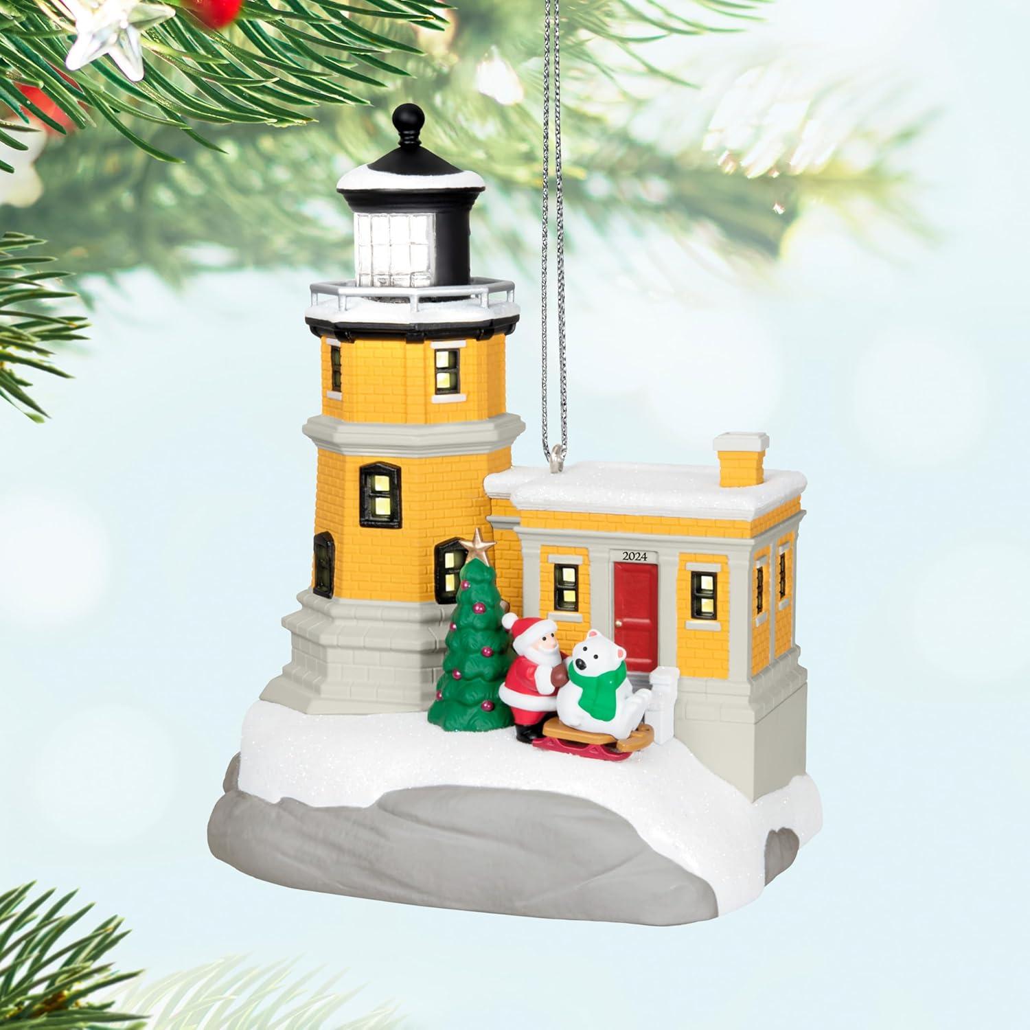 image:imageHallmark Keepsake Christmas Ornament 2025 Holiday Lighthouse 2025 with Light Gifts for Christmas Lovers2024 Holiday Lighthouse