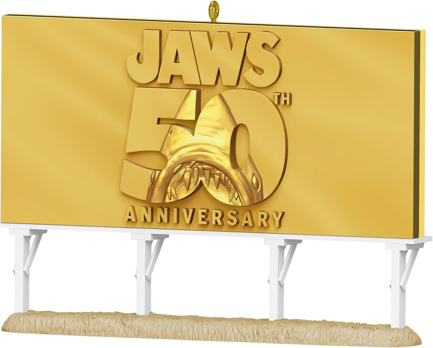 image:imageHallmark Keepsake Christmas Ornament 2025 Jaws 50th Anniversary Help Shark Movie GiftsJaws