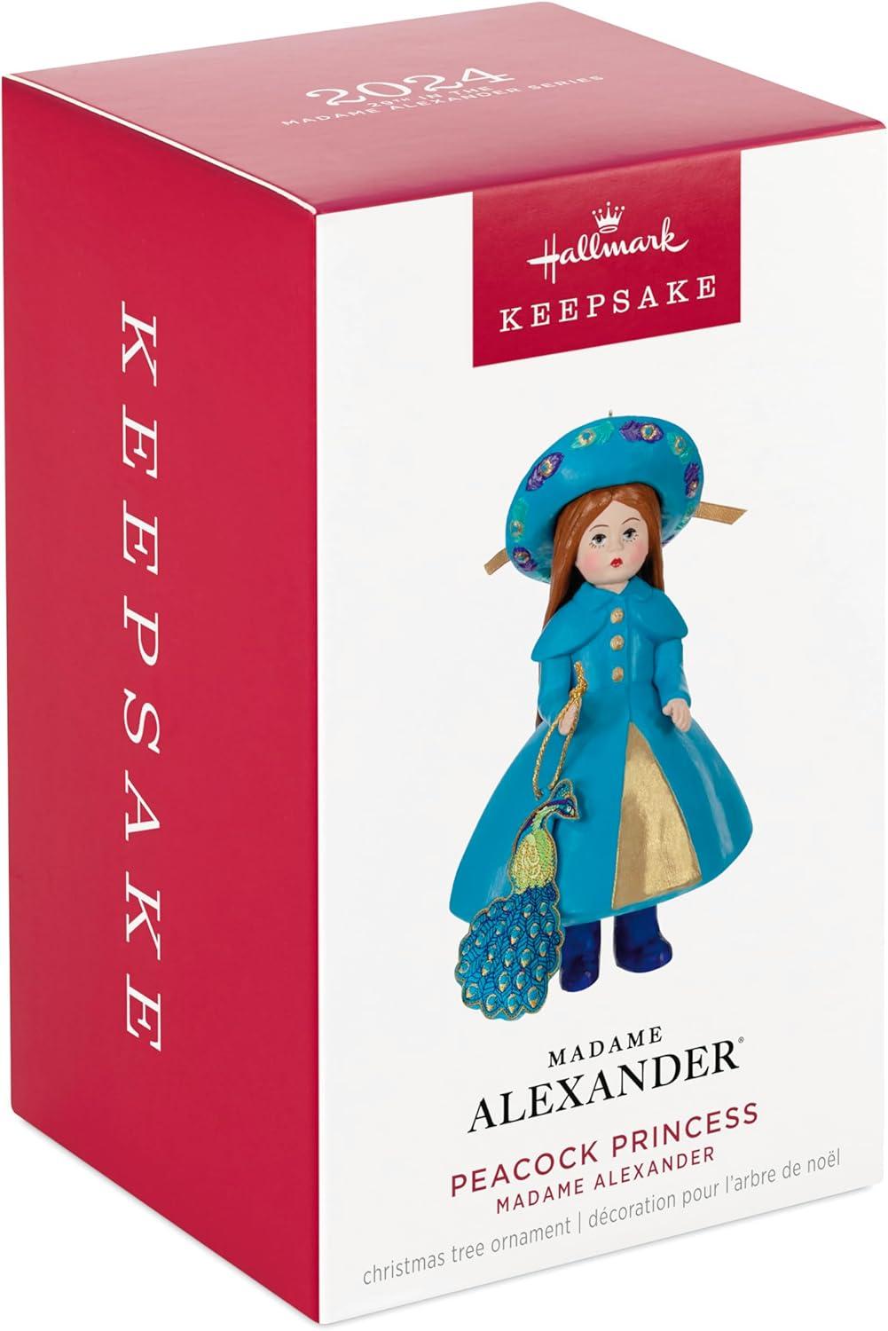 image:imageHallmark Keepsake Christmas Ornament 2025 Madame Alexander Deer Santa Gifts for Her2024 Peacock Princess