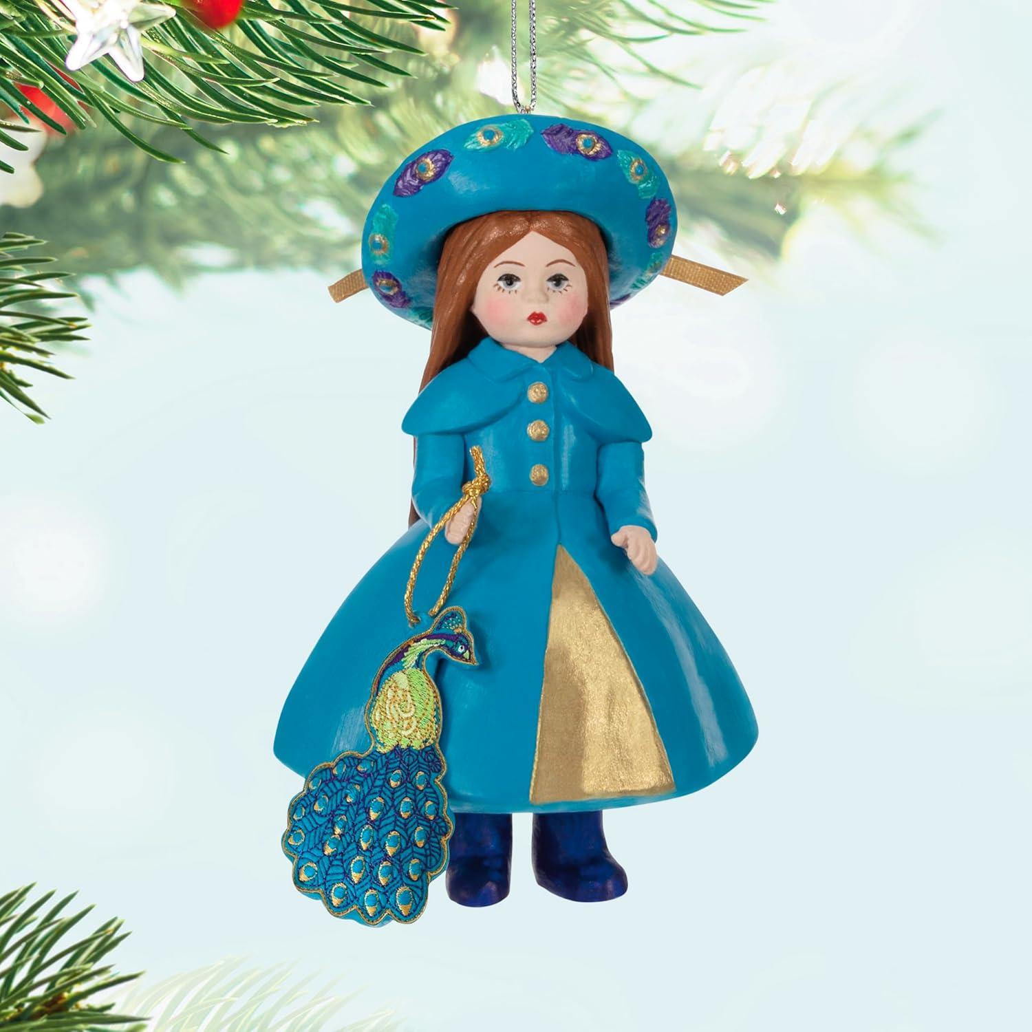 image:imageHallmark Keepsake Christmas Ornament 2025 Madame Alexander Deer Santa Gifts for Her2024 Peacock Princess
