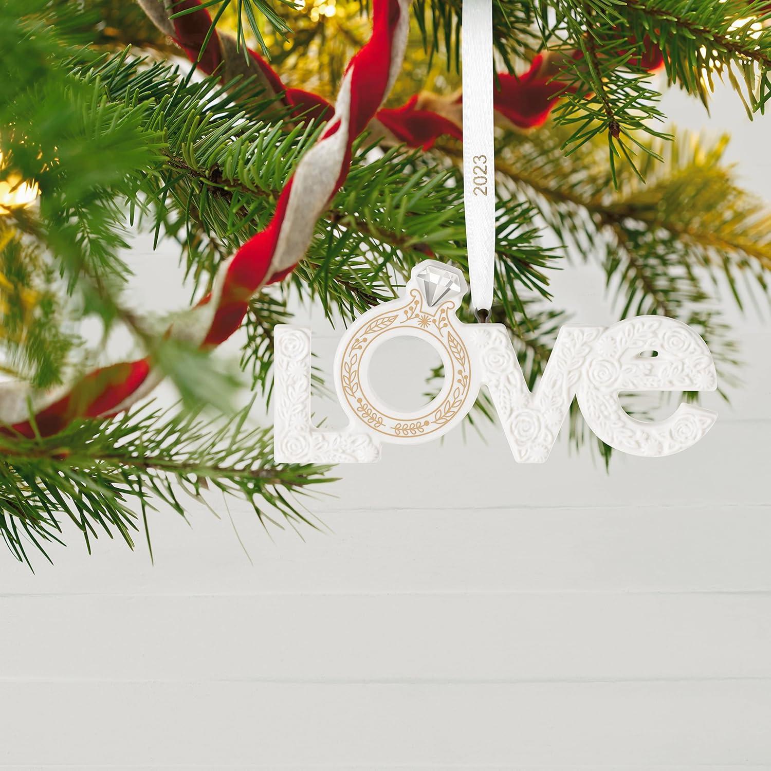 image:imageHallmark Keepsake Christmas Ornament 2025 Our Engagement 2025 Metal Engagement Gifts2023 Engaged
