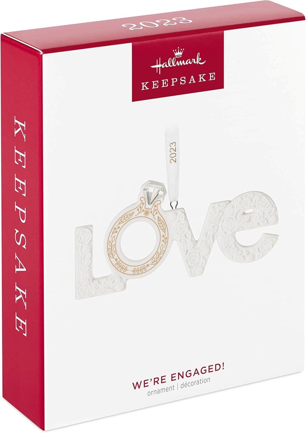 image:imageHallmark Keepsake Christmas Ornament 2025 Our Engagement 2025 Metal Engagement Gifts2023 Engaged